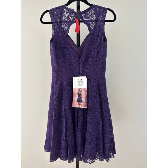 B2 Jasmine Concord Grape Lace Dress size 10 - Picture 1 of 8